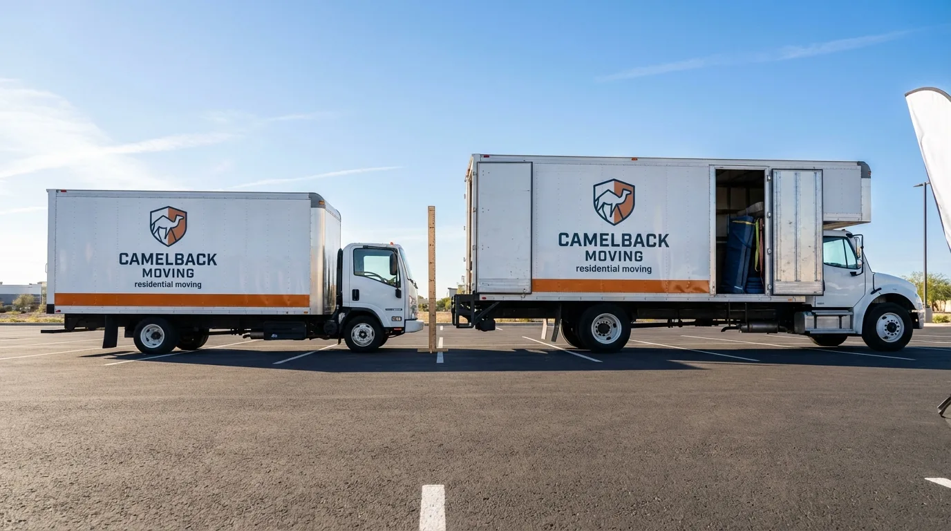 Moving truck size capacity guide in Hanna City